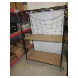 Stortec storage rack with three shelves on 2 x 4
