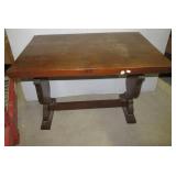 Pine wood small table/stand. Measures: 22.5" h x