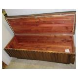 Vintage Lane Cedar chest. Measures: 17.5" h x