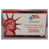 2006 United States Mint Silver Proof Set.