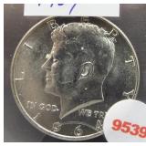 1964 BU Kennedy Half Dollar.