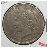 1922-D Peace Silver Dollar.