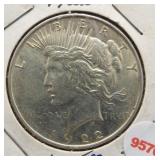 1922 Peace Silver Dollar.