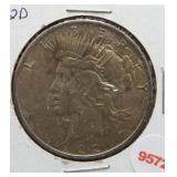 1922 Peace Silver Dollar.