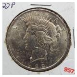 1922 Peace Silver Dollar.