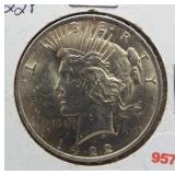 1922 Peace Silver Dollar.