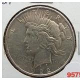 1922 Peace Silver Dollar.