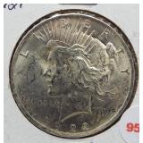 1922 Peace Silver Dollar.
