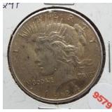 1922 Peace Silver Dollar.