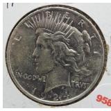 1924 Peace Silver Dollar.