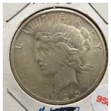 1925-S Peace Silver Dollar.