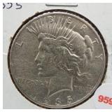 1935-S Peace Silver Dollar.