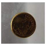 Miniature St. Gaudens U.S. $20 Gold Coin.