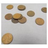 (13) Lincoln Wheat Cents Various dates 1917-1925.