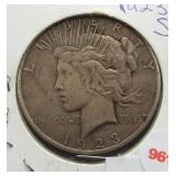 1923-S Peace Silver Dollar.
