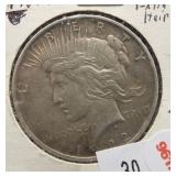 1922 Peace Silver Dollar.