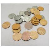 (20) Assorted Dates of Wheat Cents & (13)