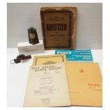 Assortment of Items including Violin Sheet Music,