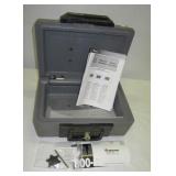 Sentry model 2110 lock box with key.