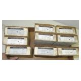 (9) Boxes of Baldwin brass hardware that includes