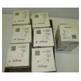(7) Boxes of Baldwin brass hardware Half Dummy