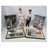 I Love Lucy collectible items including framed