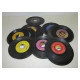 Large collection of 45 records including George