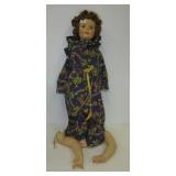 Vintage Ideal 35-4 hard plastic doll. Measures