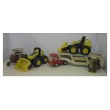 Structo metal semi truck & trailer, International