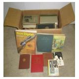 Assortment of old books and readers that includes