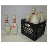 (10) Vintage AMF bowling balls.