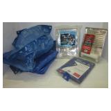 Tarps, painting supplies, etc.