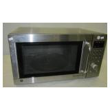 GE Microwave Browner stainless steel microwave.