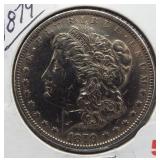 1879 Morgan Silver Dollar.