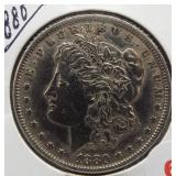 1880 Morgan Silver Dollar.
