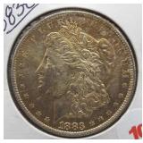 1883-O Morgan Silver Dollar.