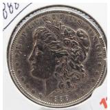 1888 Morgan Silver Dollar.