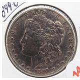 1899-O Morgan Silver Dollar.