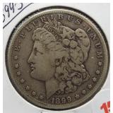 1899-S Morgan Silver Dollar.