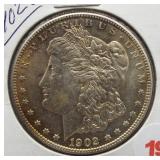 1902-O Morgan Silver Dollar.
