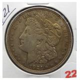 1921 Morgan Silver Dollar.