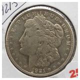 1921-S Morgan Silver Dollar.