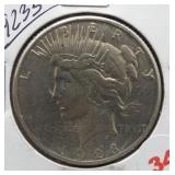 1923-S Peace Silver Dollar.