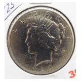 1925 Peace Silver Dollar.