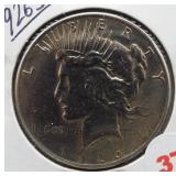 1926-S Peace Silver Dollar.