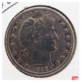 1898-O Barber Silver Half Dollar.