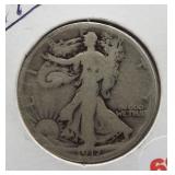 1917 Walking Liberty Silver Half Dollar.
