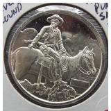 One Ounce .999 Pure Silver Round.