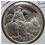 One Ounce .999 Pure Silver Round.