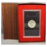 1971-S Proof Eisenhower Silver Dollar in Brown